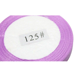 Стрічка атласна 1 см/23м (125) Бузковий