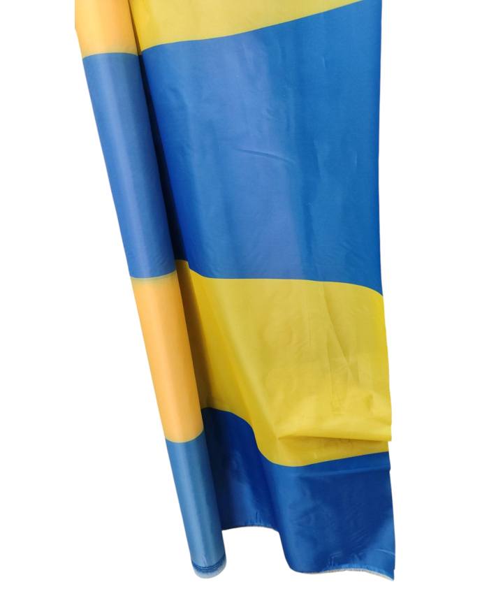 Тканина підкладка нейлон 190г/м2 180см ширина (100м/рулон) Синьо-жовтий (Прапор України)